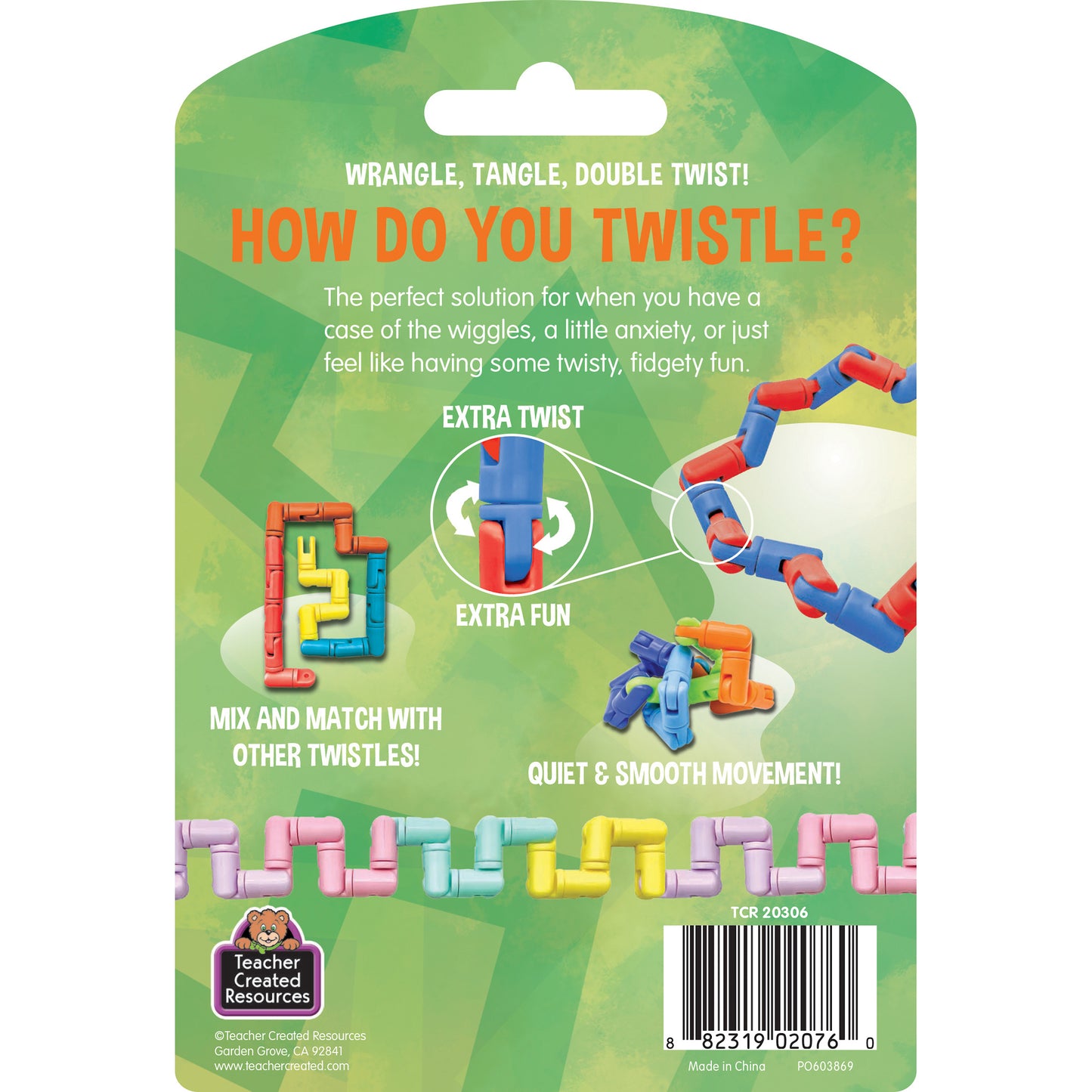 Twistle Double Twist, Red & Blue