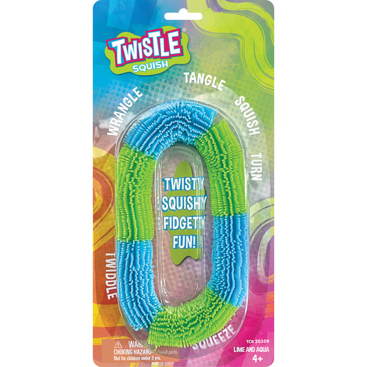 Twistle Squish, Aqua & Lime