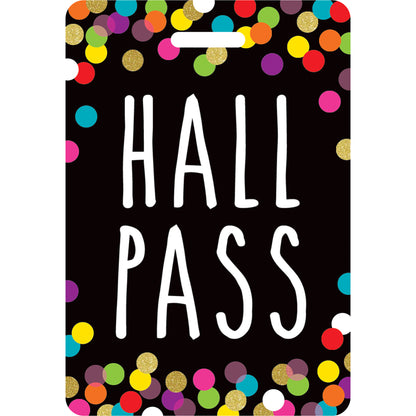 Confetti Hall Pass Lanyards