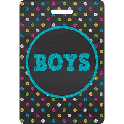 Chalkboard Brights Hall Pass Lanyards