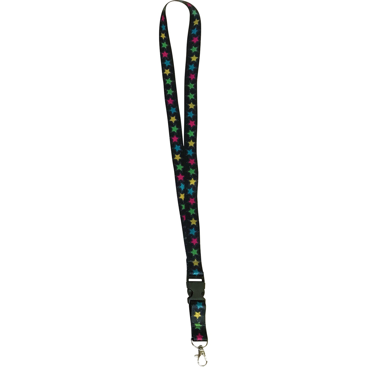 Chalkboard Brights Star Lanyard