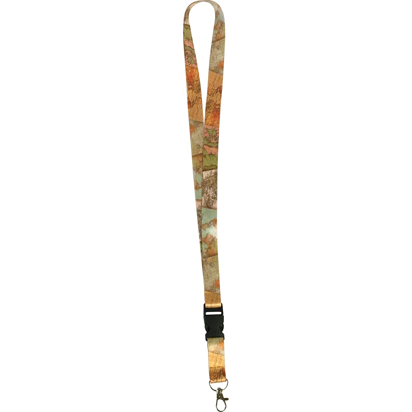 Travel the Map Lanyard