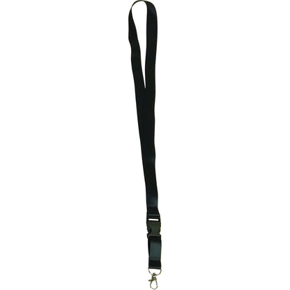 Black Lanyard, Pack of 6