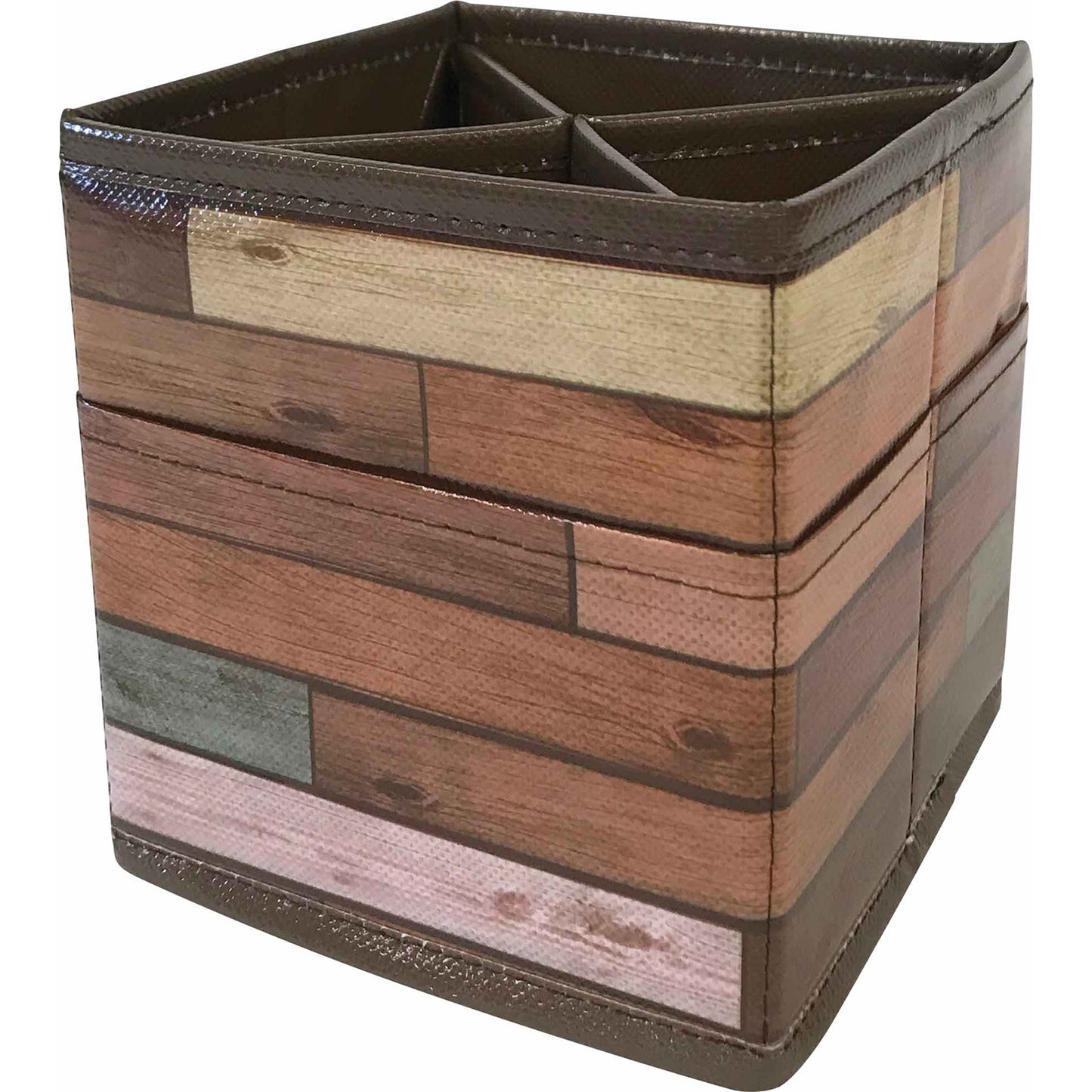 Reclaimed Wood Design Desktop Organizer, Pack of 2
