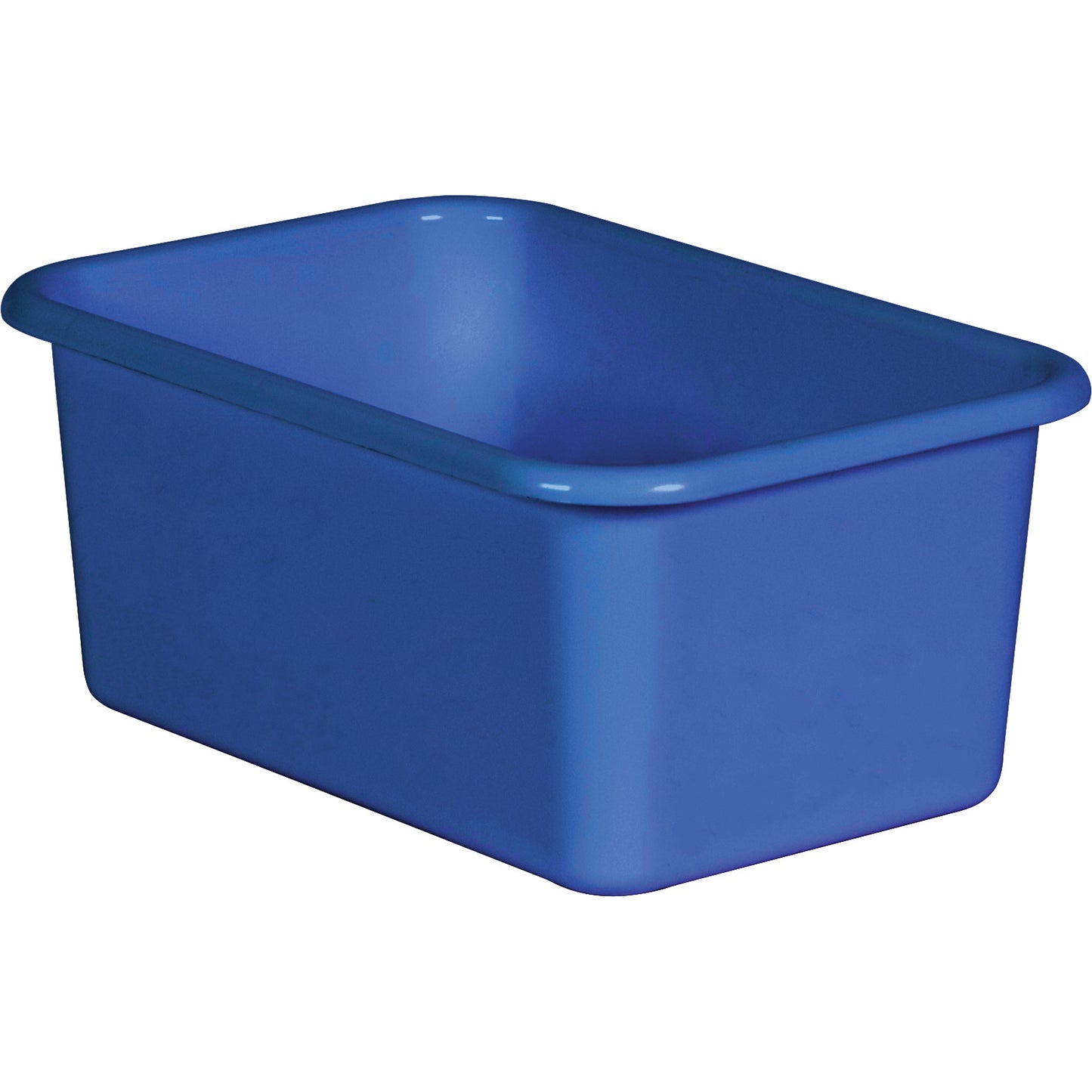 Blue Small Plastic Storage Bin, Pack of 6