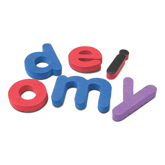 Magnetic Foam: Small Lowercase Letters, 55 Per Set, 5 Sets