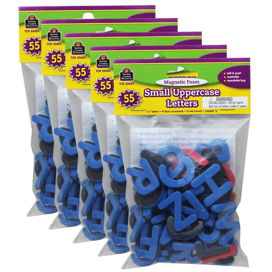 (5 EA) MAGNETIC FOAM SMALL UPPERCASE LETTERS