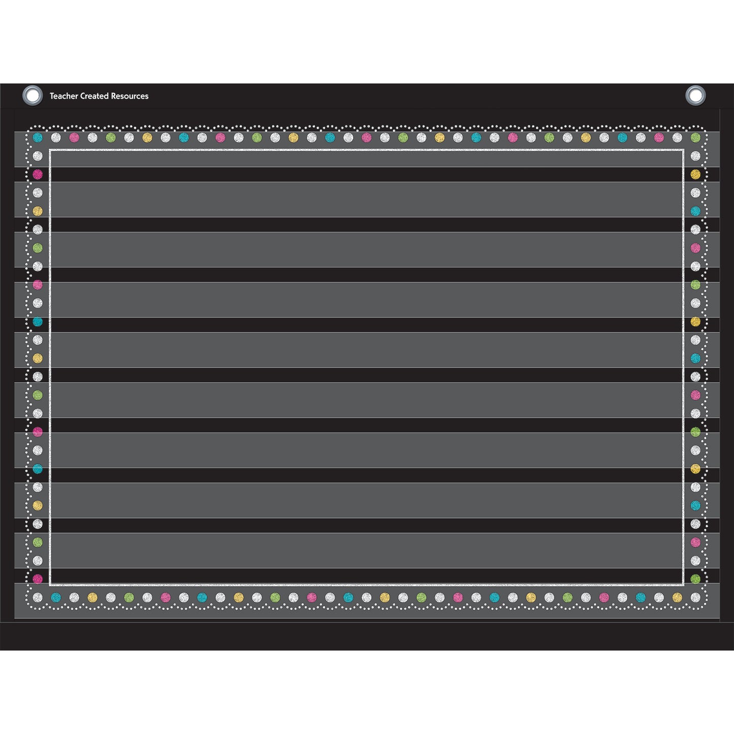 Chalkboard Brights Mini Pocket Chart, 17" x 22"