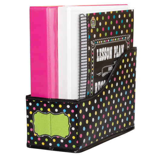 Chalkboard Brights Book Bin, 5"W x 8"H x 11"D