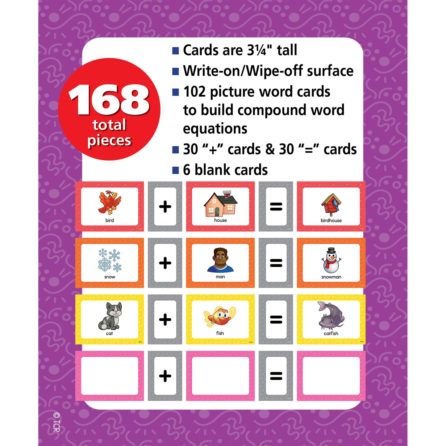 Compound Words Pocket Chart Cards