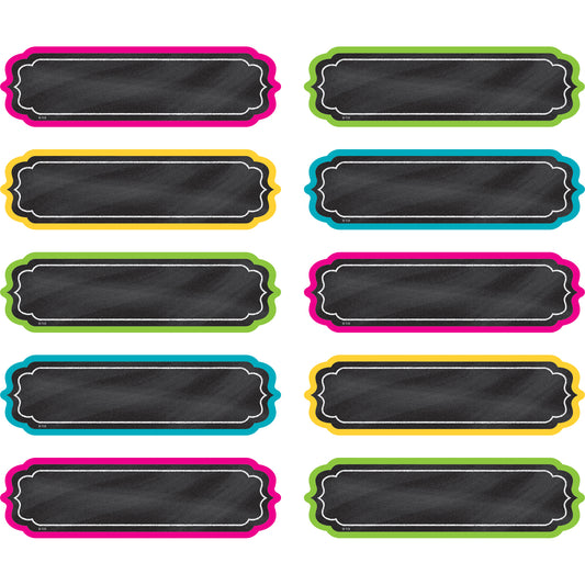 Chalkboard Brights Non-Adhesive Labels, Pack of 120