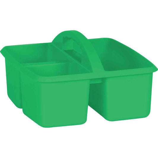 Green Plastic Storage Caddy, Pack of 6