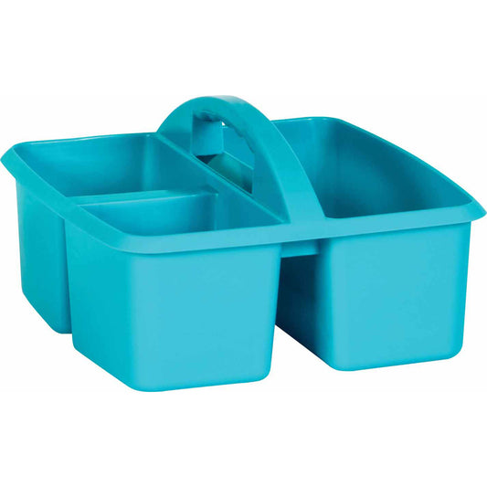 Teal Plastic Storage Caddy, Pack of 6