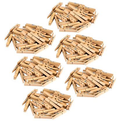 STEM Basics: Medium Clothespins, 50 Per Pack, 6 Packs