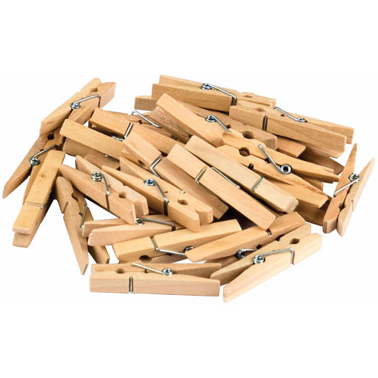 STEM Basics: Medium Clothespins, Pack of 50