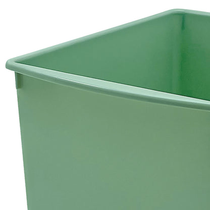 Plastic Multi-Purpose Bin, Eucalyptus Green, Pack of 3