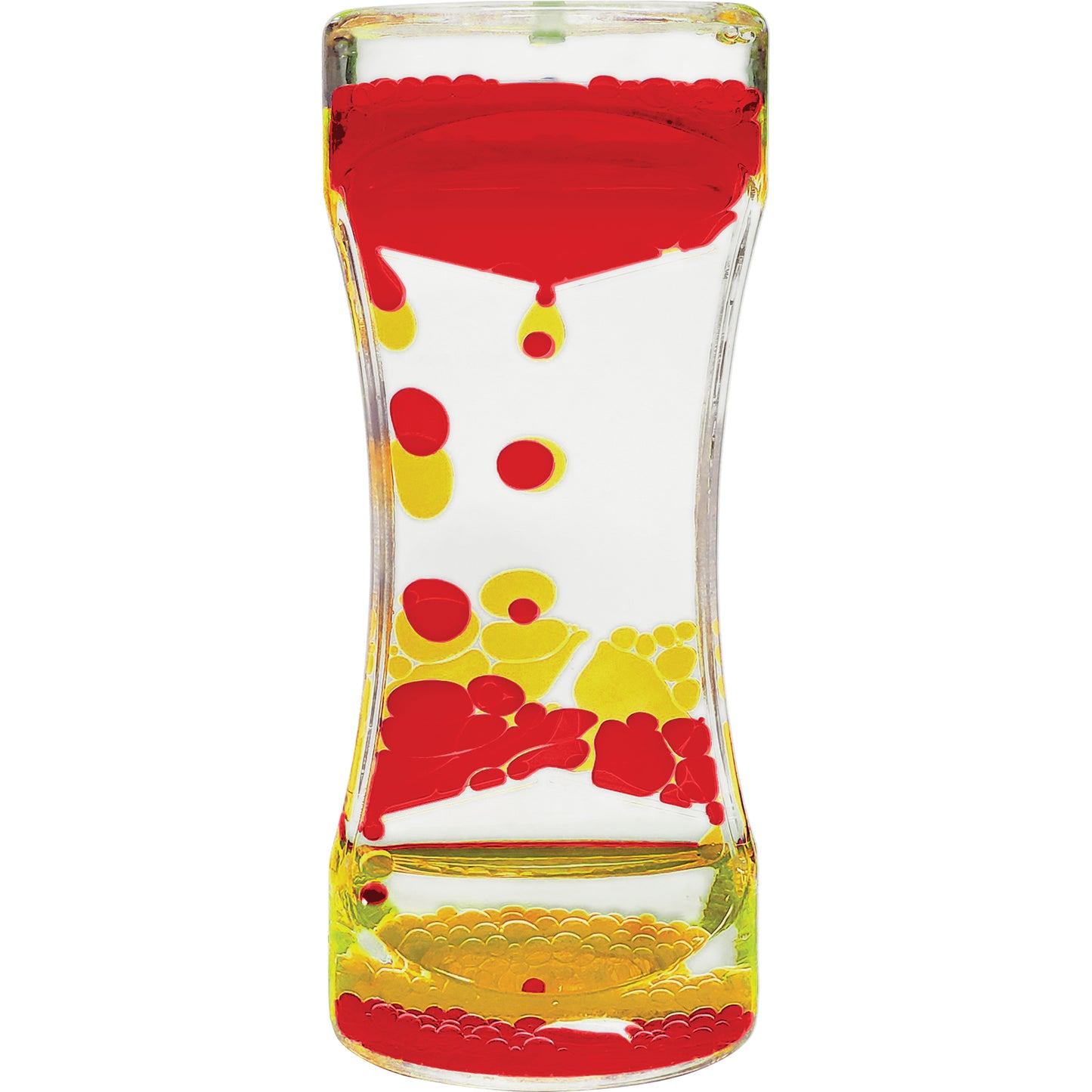 Red & Yellow Liquid Motion Bubbler