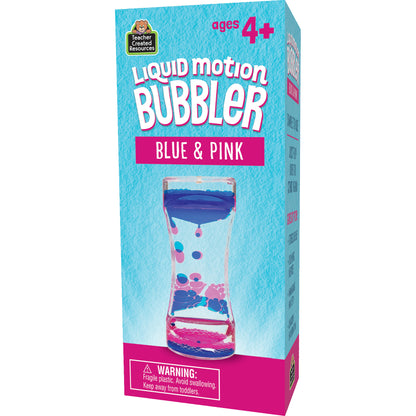 Blue & Pink Liquid Motion Bubbler