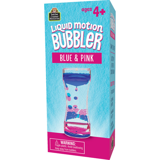 Blue & Pink Liquid Motion Bubbler