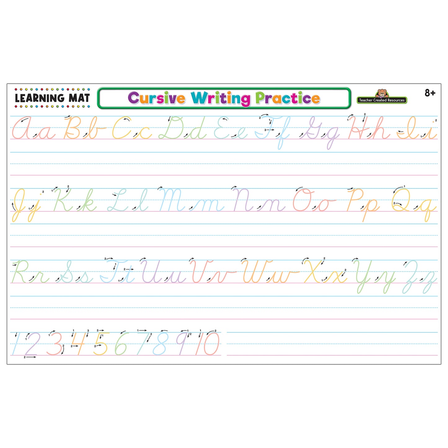 Cursive Writing Practice Learning Mat