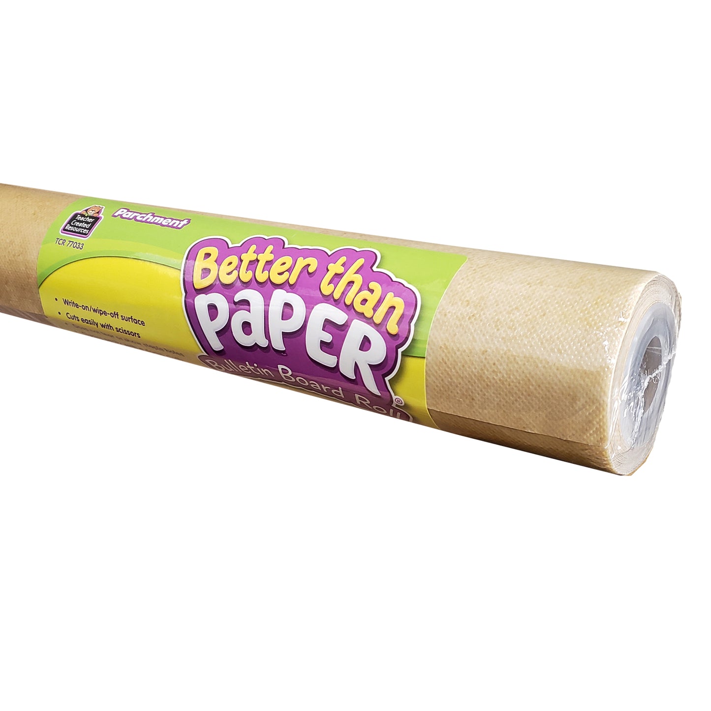 Better Than Paper® Bulletin Board Roll, 4' x 12', Parchment, Pack of 4