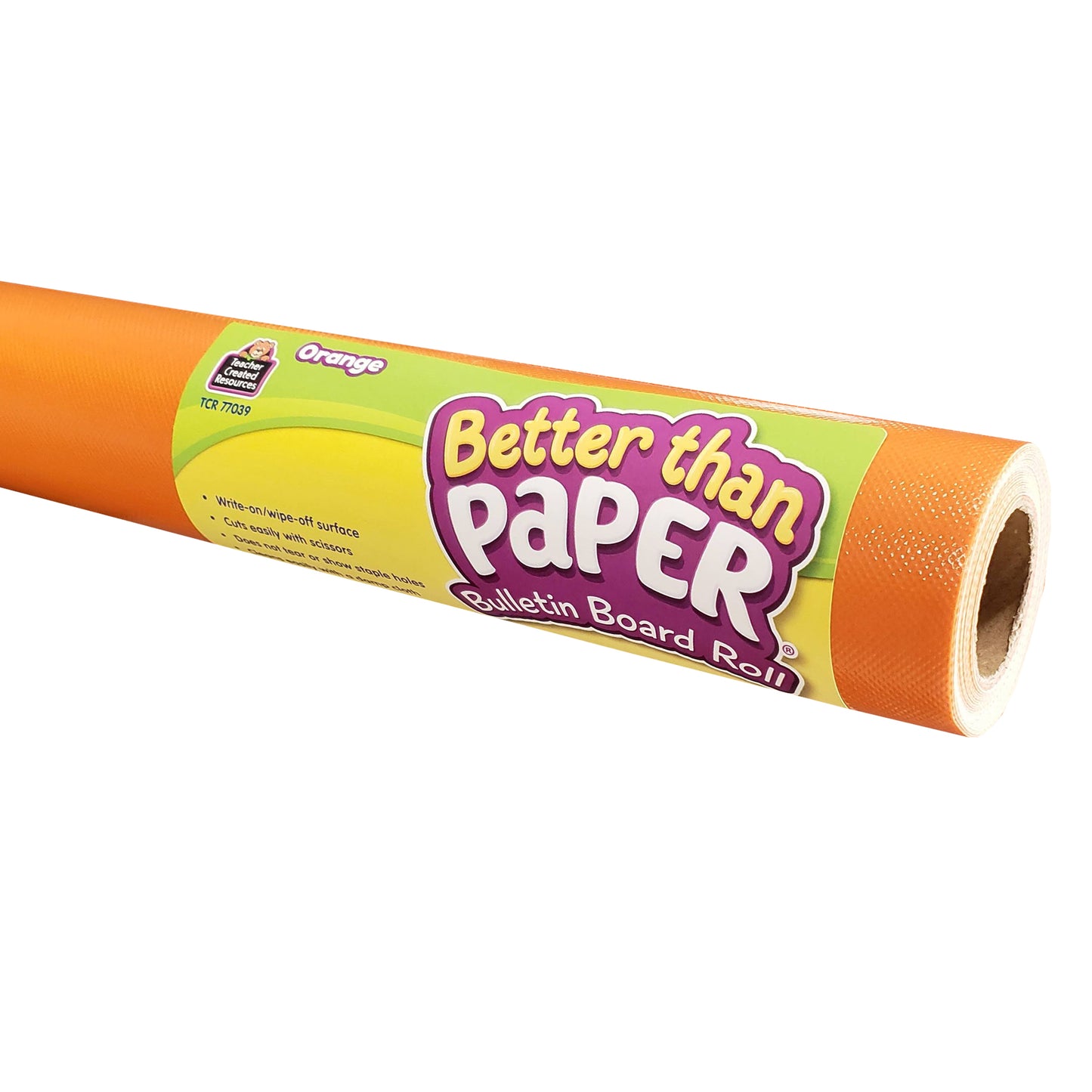 Better Than Paper® Bulletin Board Roll, 4' x 12', Orange, Pack of 4