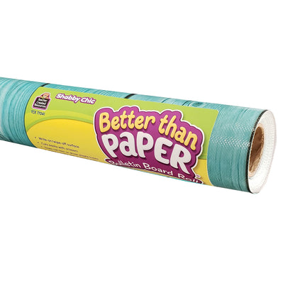 Better Than Paper® Bulletin Board Roll, 4' x 12', Shabby Chic, Pack of 4