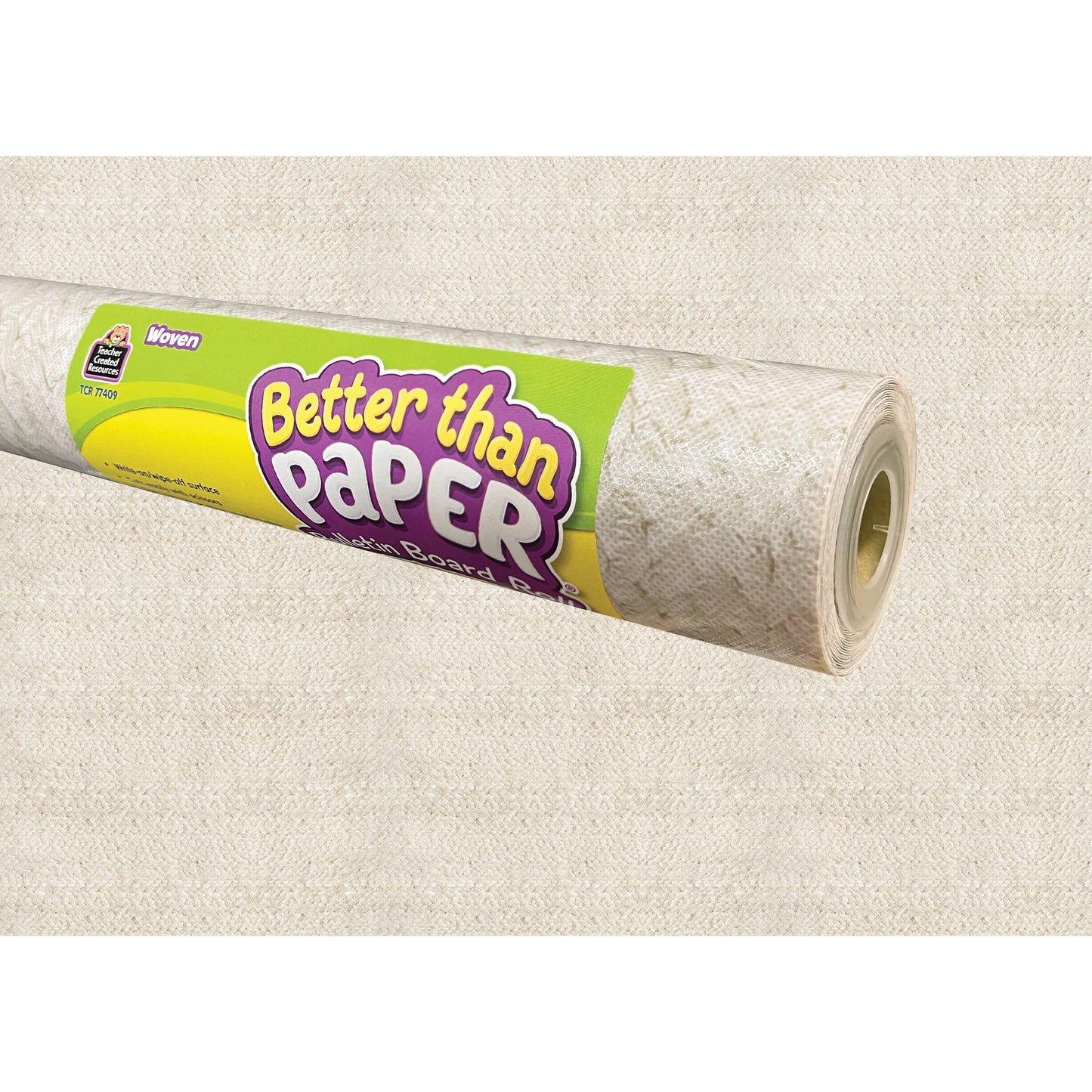 Woven Better Than Paper Bulletin Board Roll, 4' x 12', Pack of 4