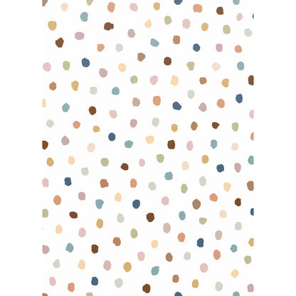 Better Than Paper Bulletin Board Roll, Everyone is Welcome Painted Dots, 4-Pack