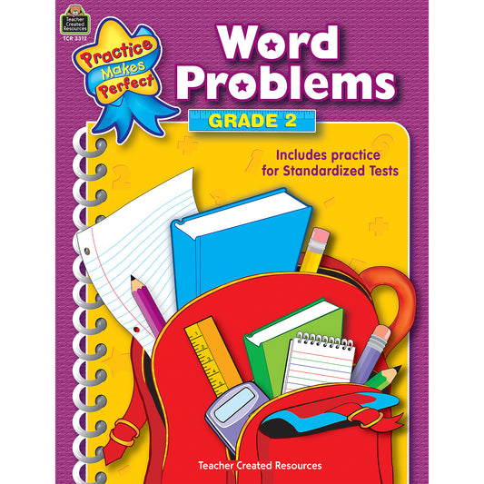 Practice Makes Perfect: Word Problems Book, Grade 2