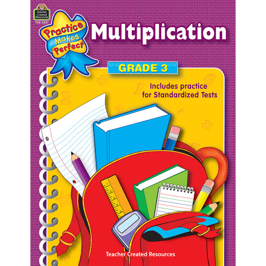 Practice Makes Perfect: Multiplication Book, Grade 3