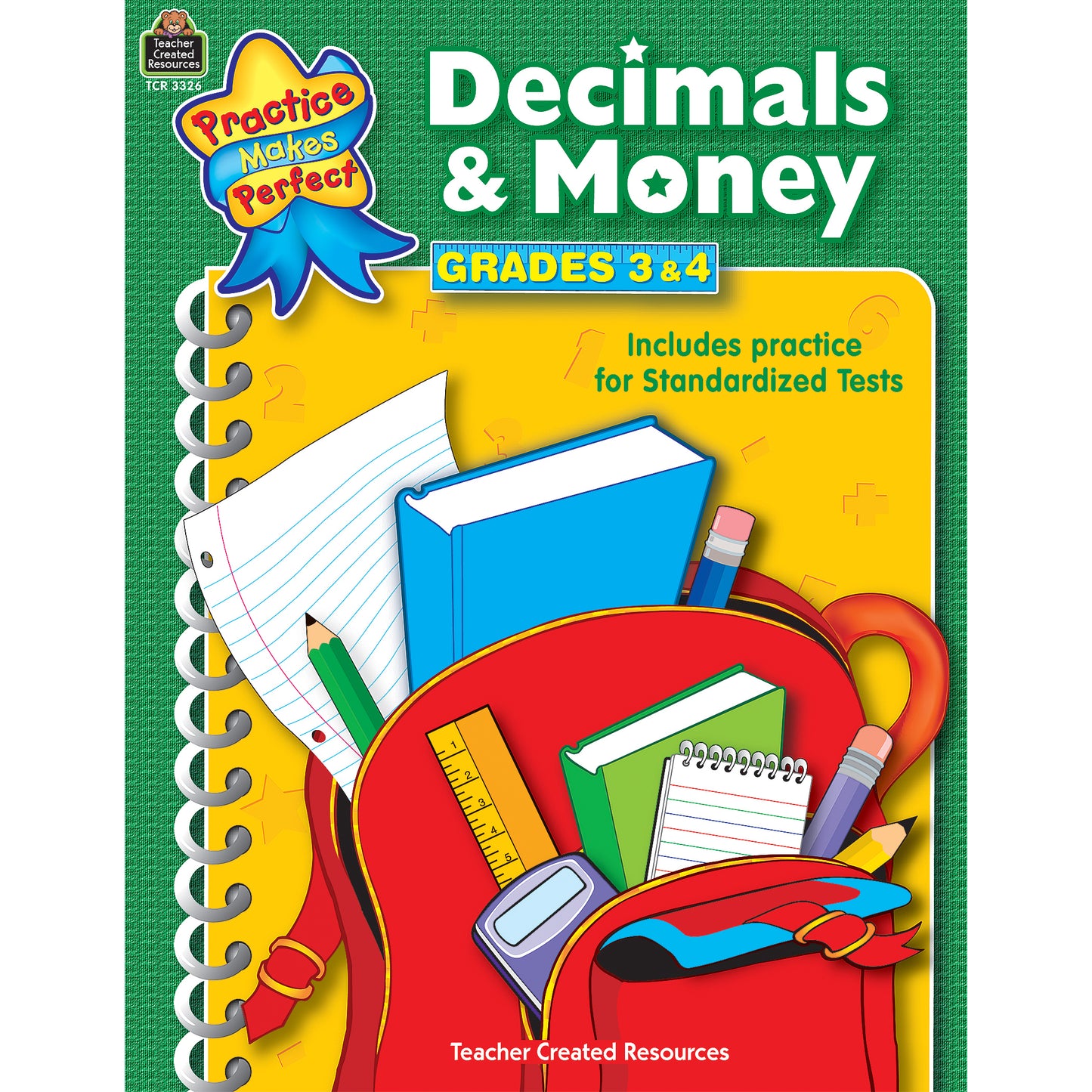 Practice Makes Perfect: Decimals & Money Workbook, Grades 3-4