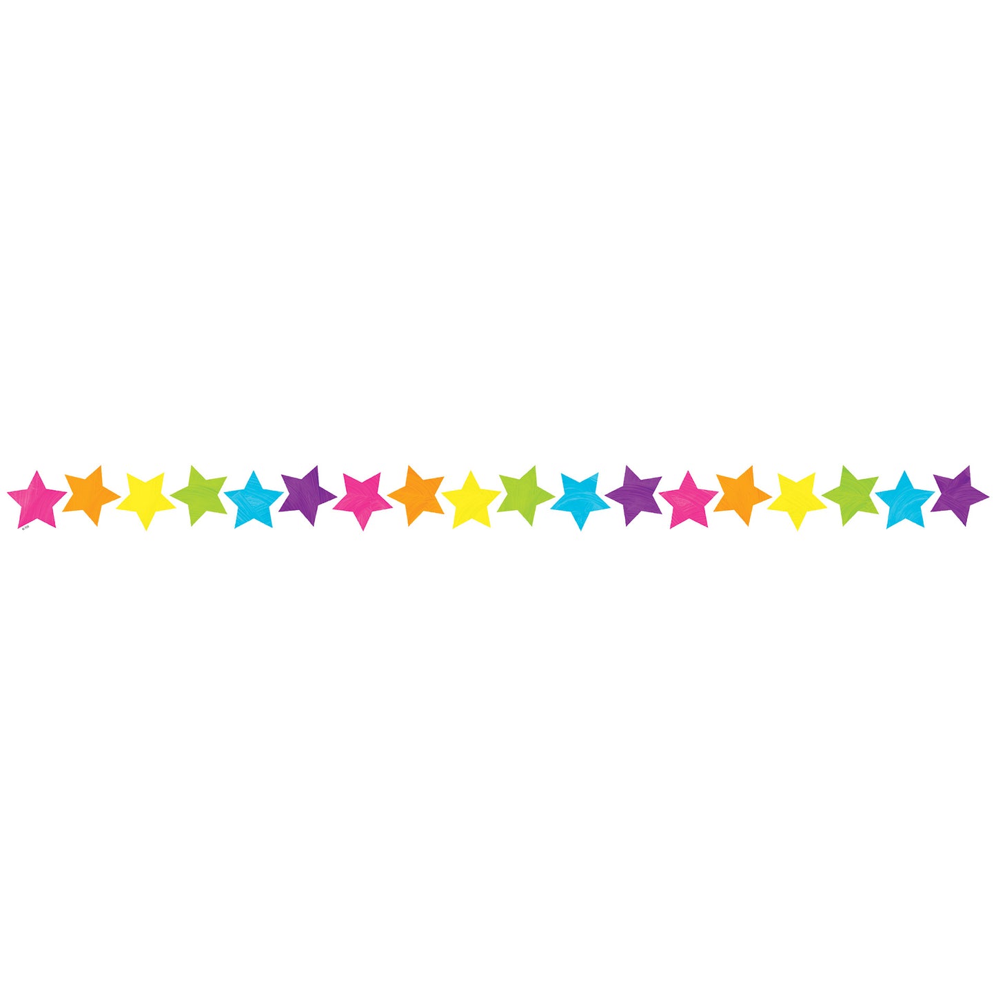 Brights 4Ever Stars Die-Cut Border Trim, 35 Feet