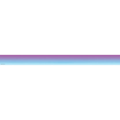 Purple and Blue Color Wash Straight Border Trim, 35 Feet
