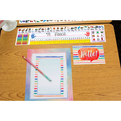 Colorful Traditional Printing Jumbo Name Plates, 18" x 24", 36 Per Pack, 3 Packs