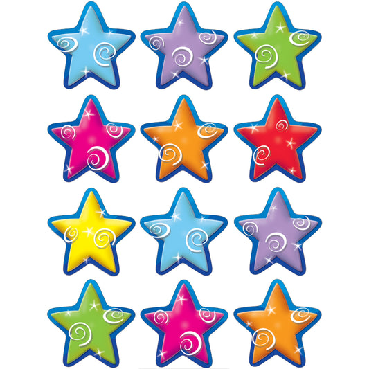 (12 PK) STARS MINI ACCENTS