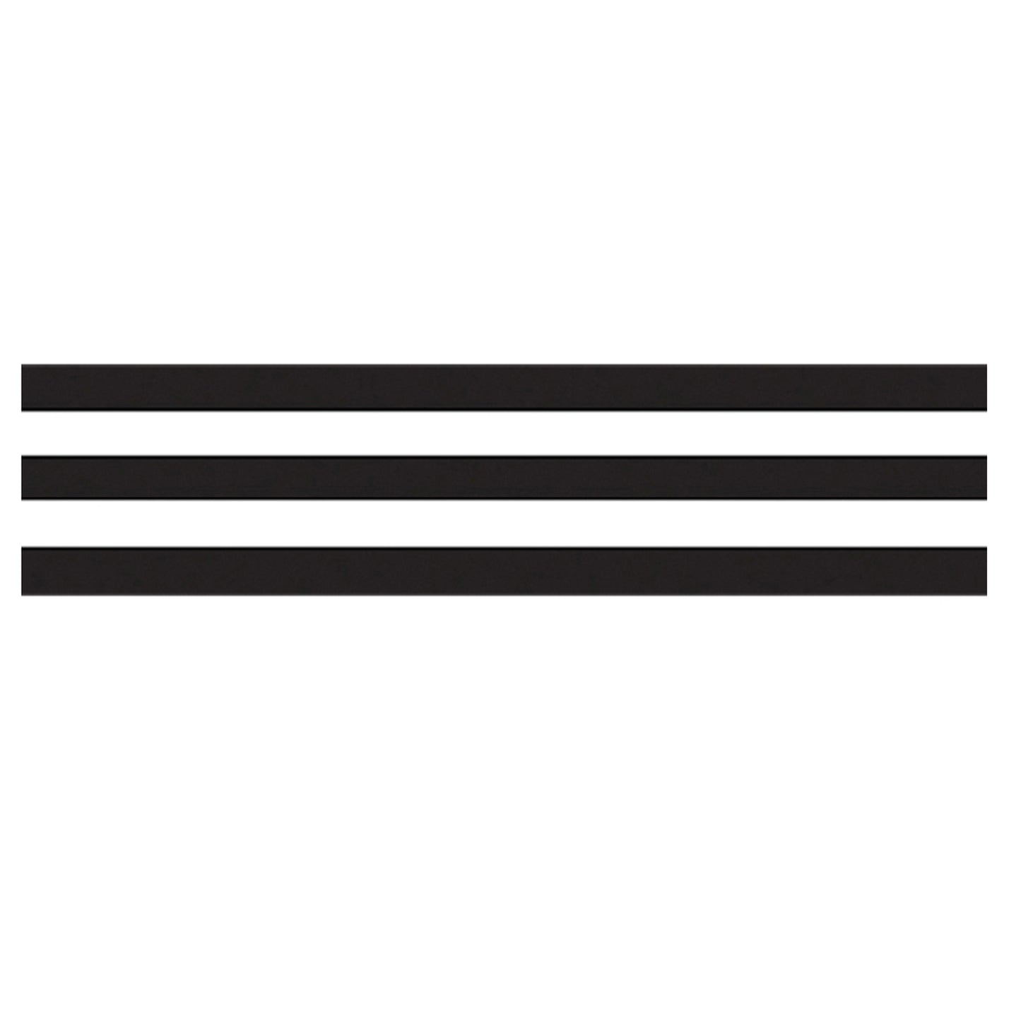 Black and White Stripes Straight Border Trim, 35 Feet Per Pack, 6 Packs