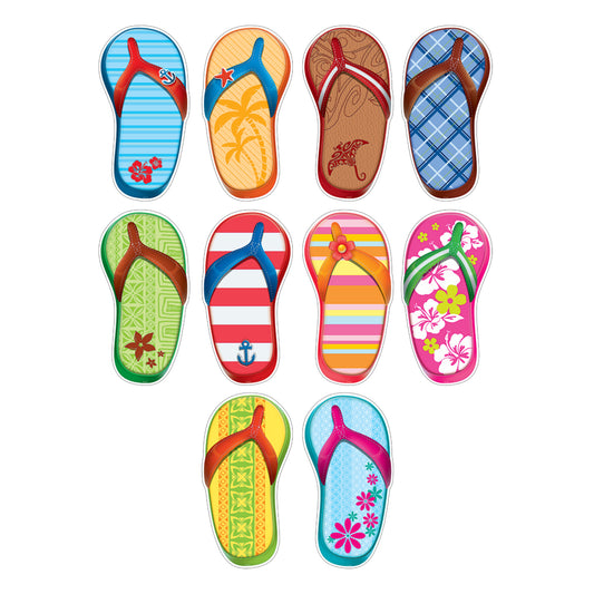 (6 PK) FLIP FLOPS ACCENTS