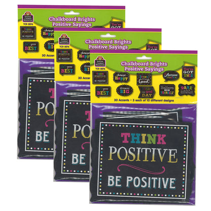 (3 PK) CHALKBOARD POSITIVE SAYINGS