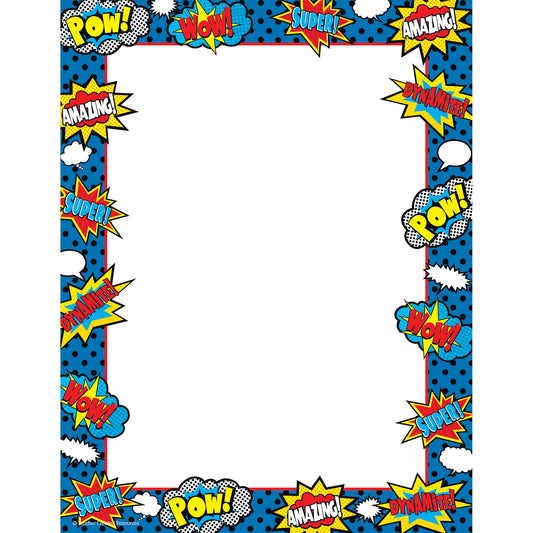 Superhero Computer Paper - 50 sheets per pack, 6 packs total