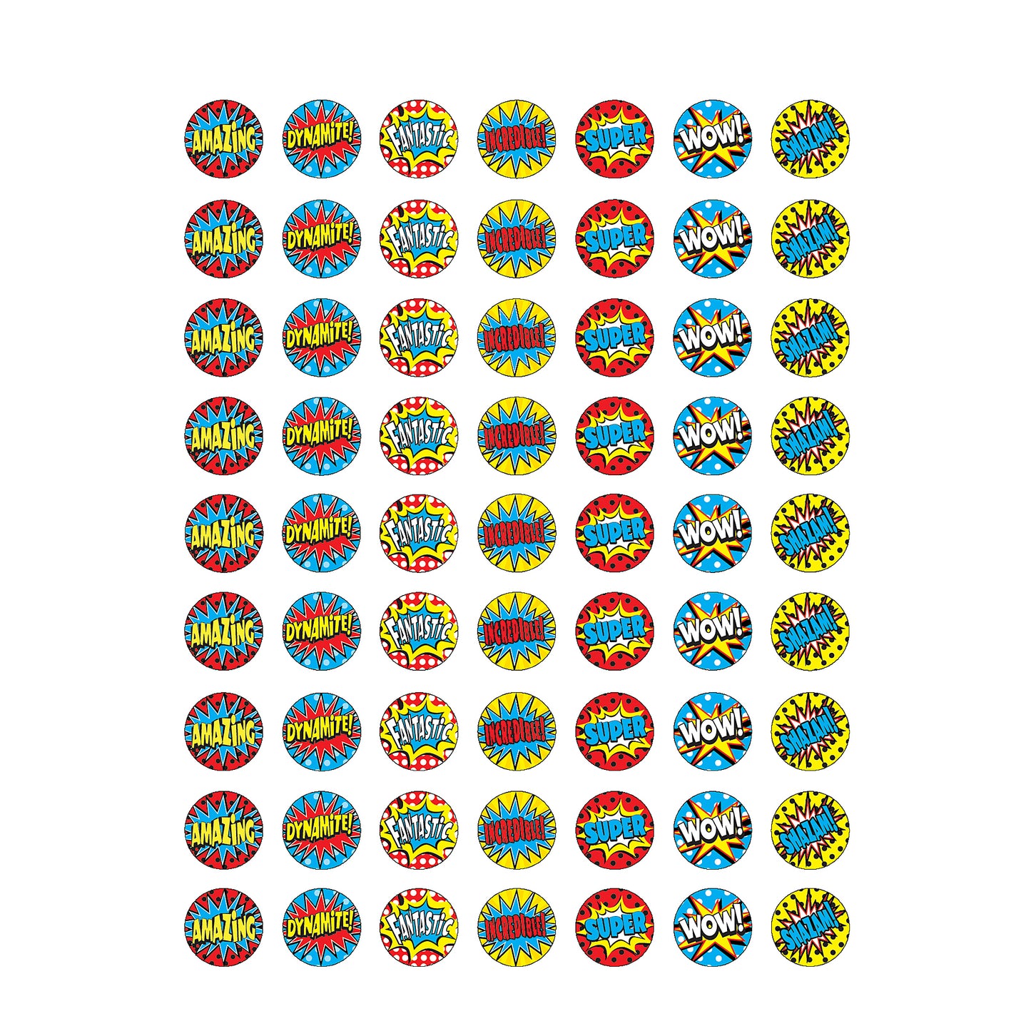 Superhero Mini Stickers