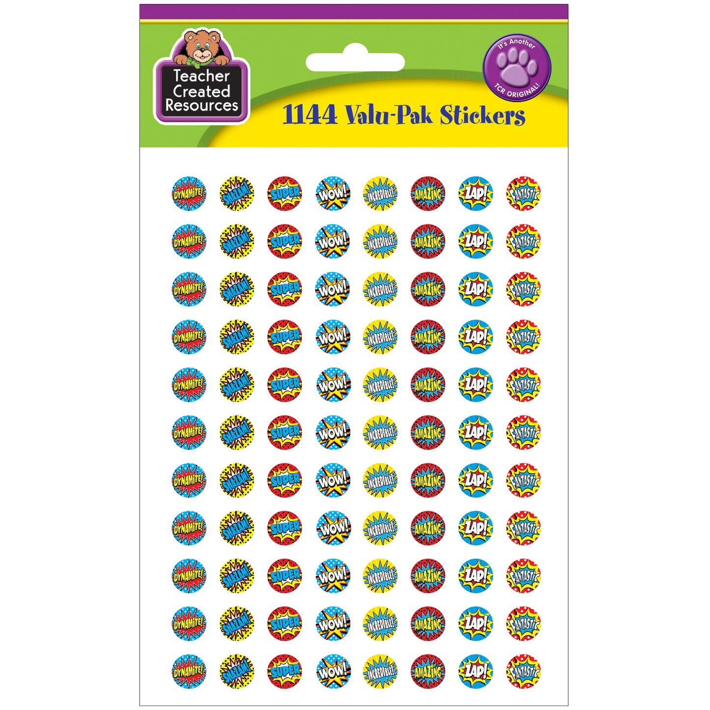 (6 PK) SUPERHERO MINI STICKERS VALUE PK