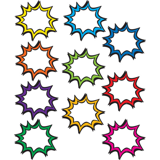 (3 PK) SUPERHERO BURST ACCENTS