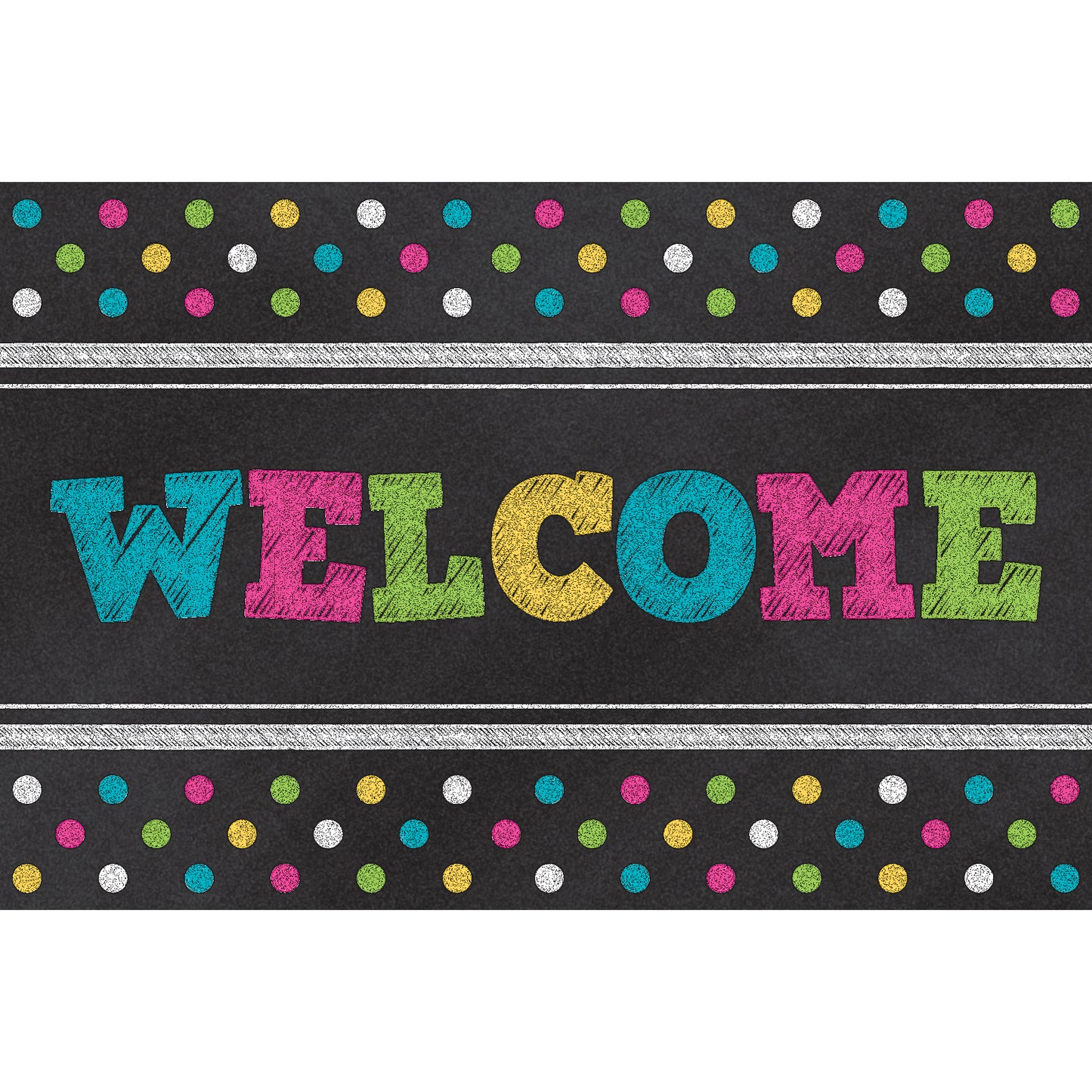 Chalkboard Brights Welcome Postcards, Pack of 30