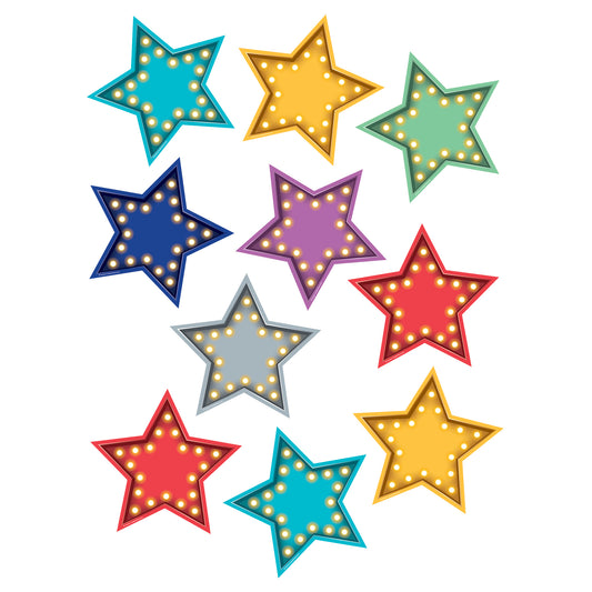 Marquee Stars Accents, 30 Per Pack, 3 Packs