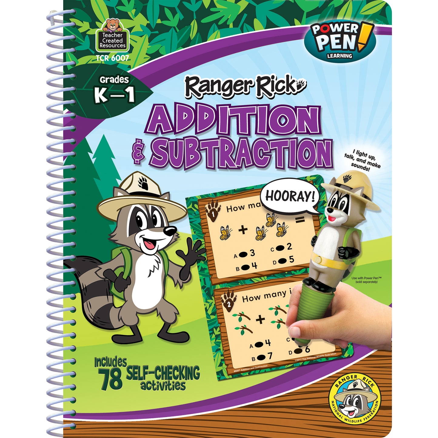 Ranger Rick® Power Pen® Learning Book: Addition & Subtraction