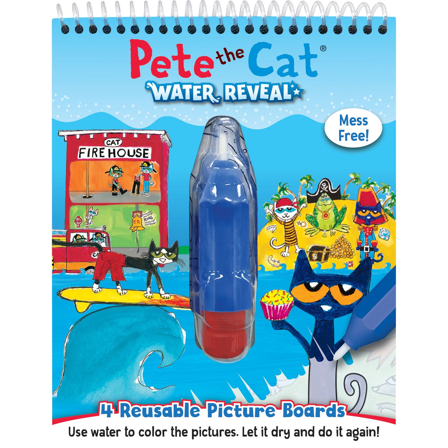 Pete The Cat Water Reveal, 6 Sets