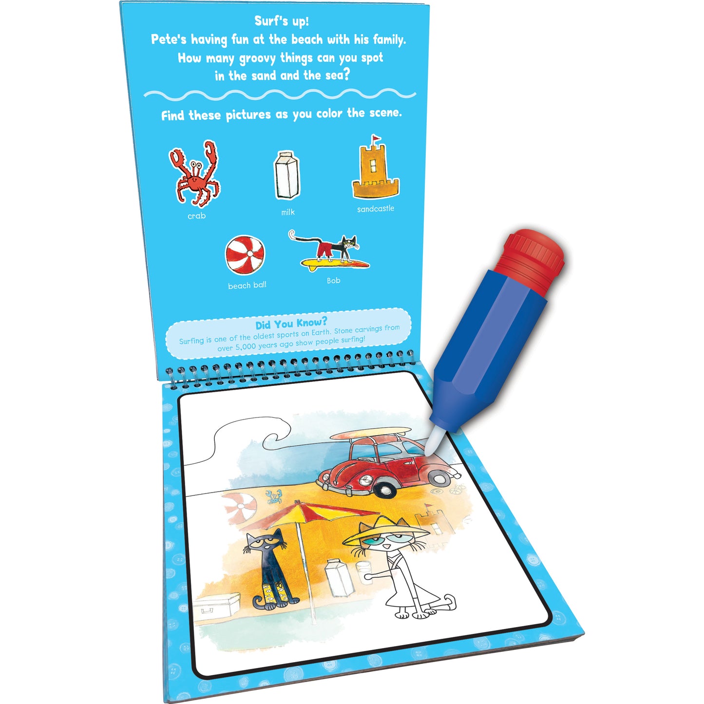 Pete The Cat Water Reveal, 6 Sets