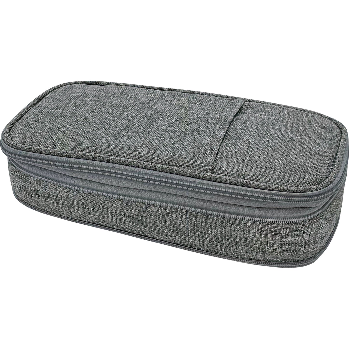 Gray Pencil Case, Pack of 3