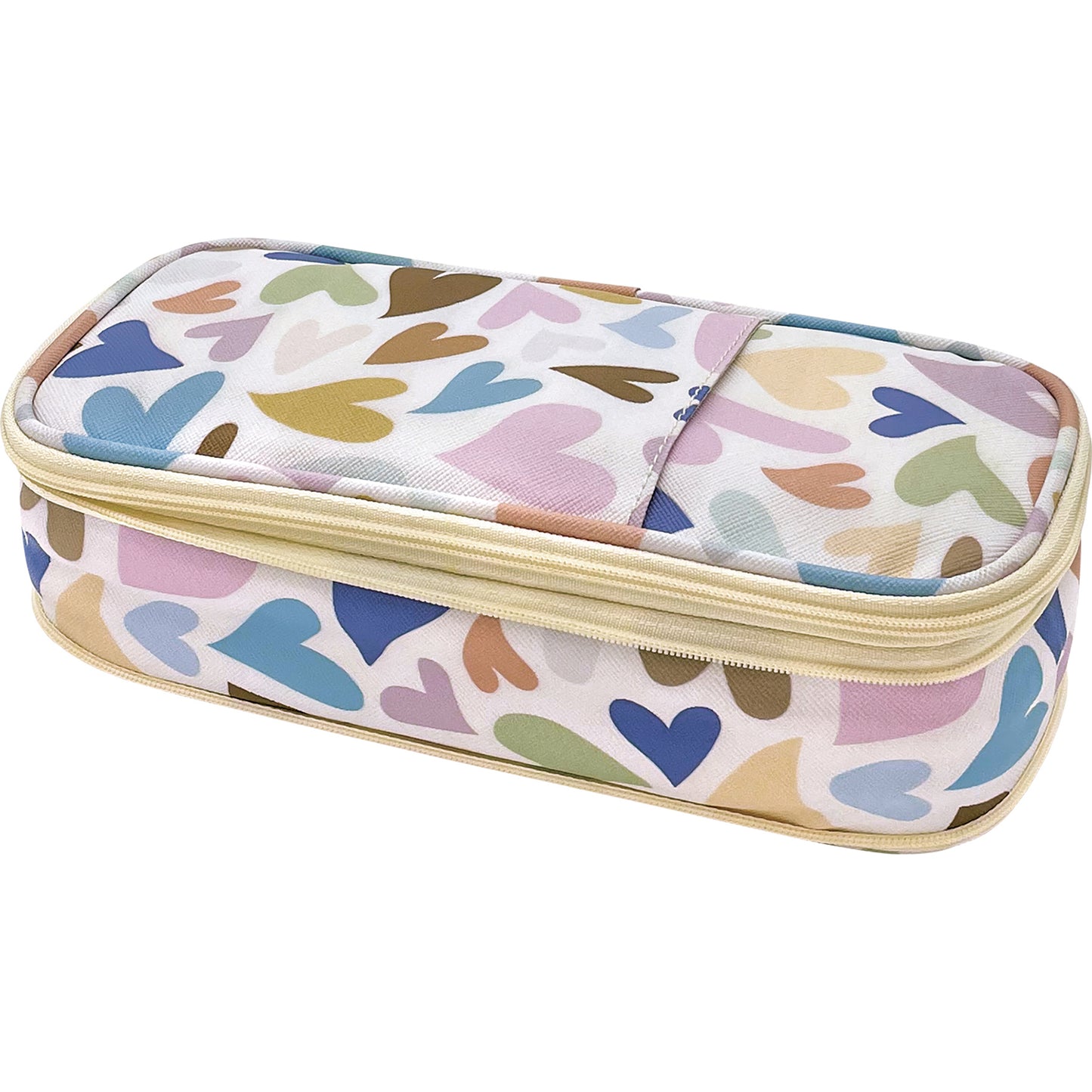 Hearts Pencil Case, Pack of 3